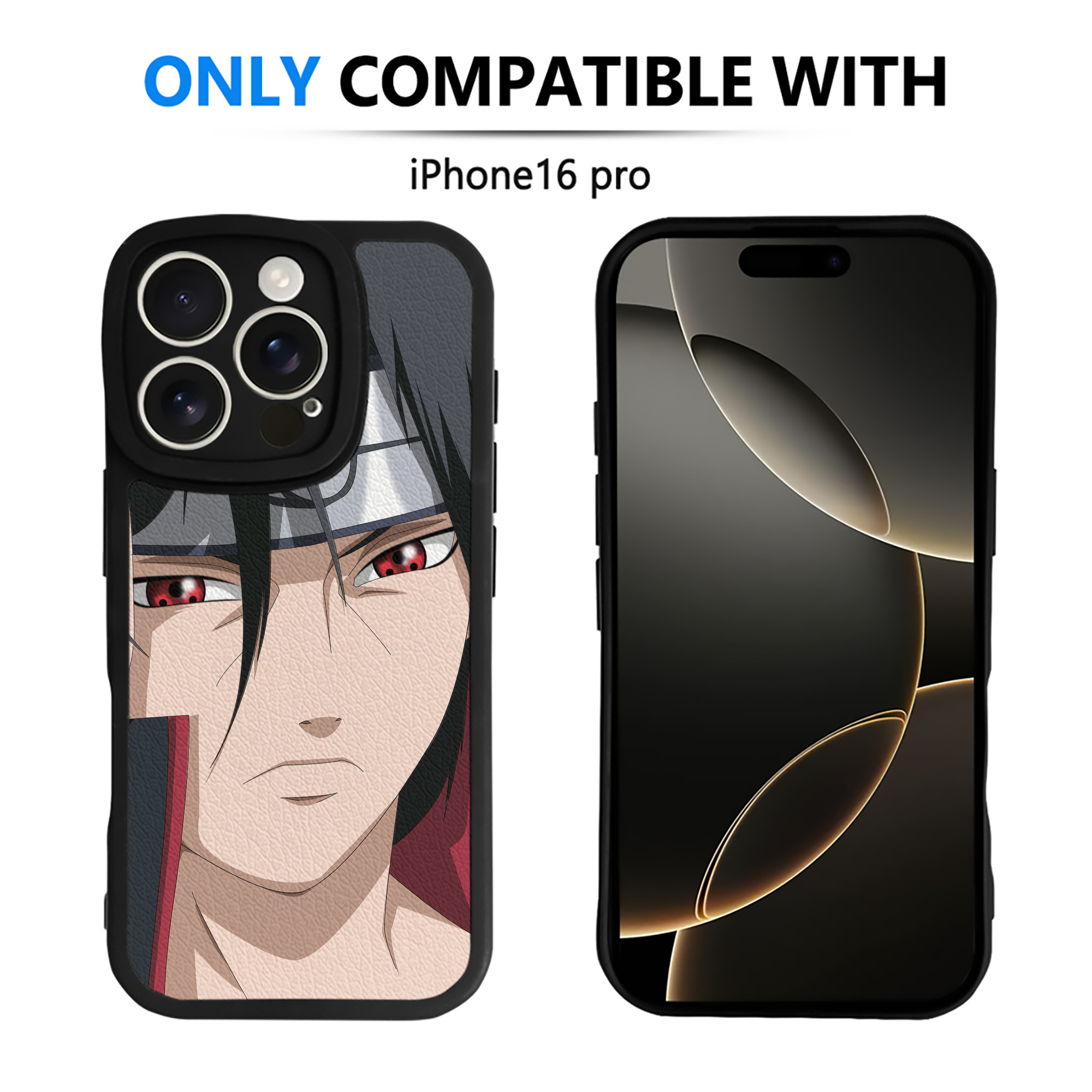 （画像用） NARUTO -ナルト- NARUTO -ナルト- 疾風伝 【iPhone 16シリーズ対応】シリコンスマホケース（レザー調） 材質：シリコン